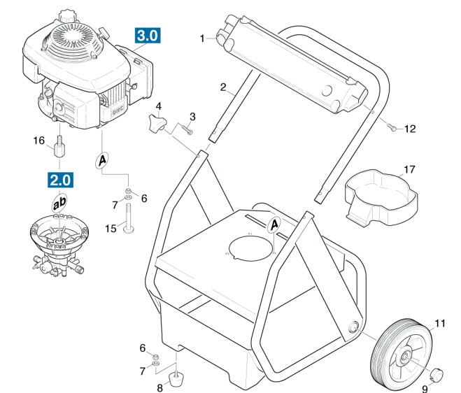 KARCHER POWER WASHER K5100G Parts list pump repair manual